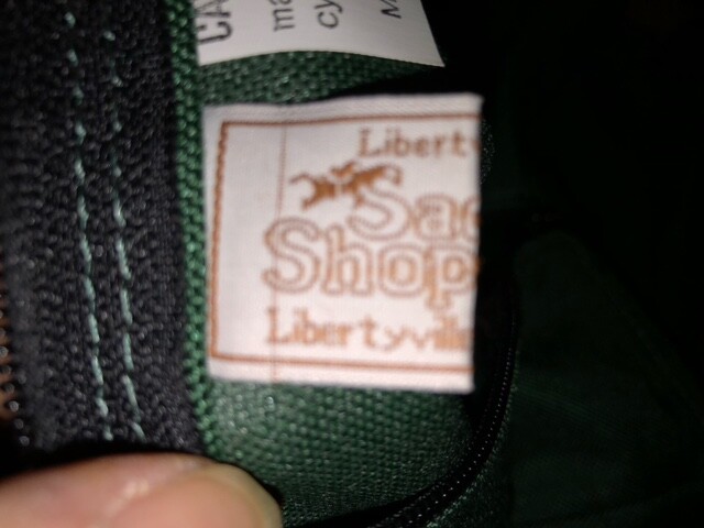 NEW GREEN OR BLUE NYLON CORDURA WESTERN CANTLE SADDLE BAGS 3 COMPARTMENT