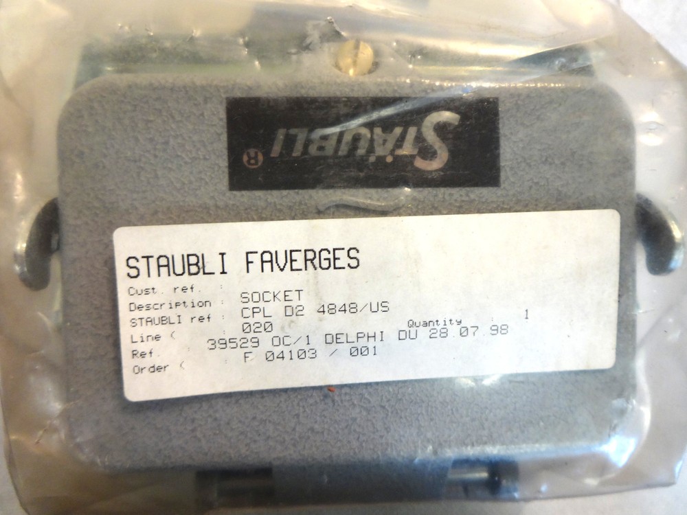 NEW STAUBLI FAVERGES CPL-D2-4848/US SOCKET