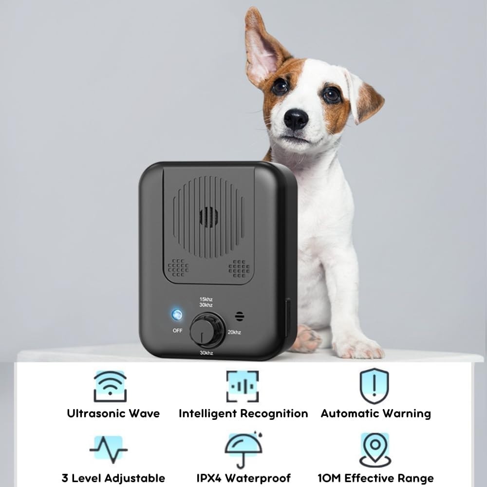Anti Barking Devices, Auto Dog Bark Control Devices with 3 Modes, Rechargeable