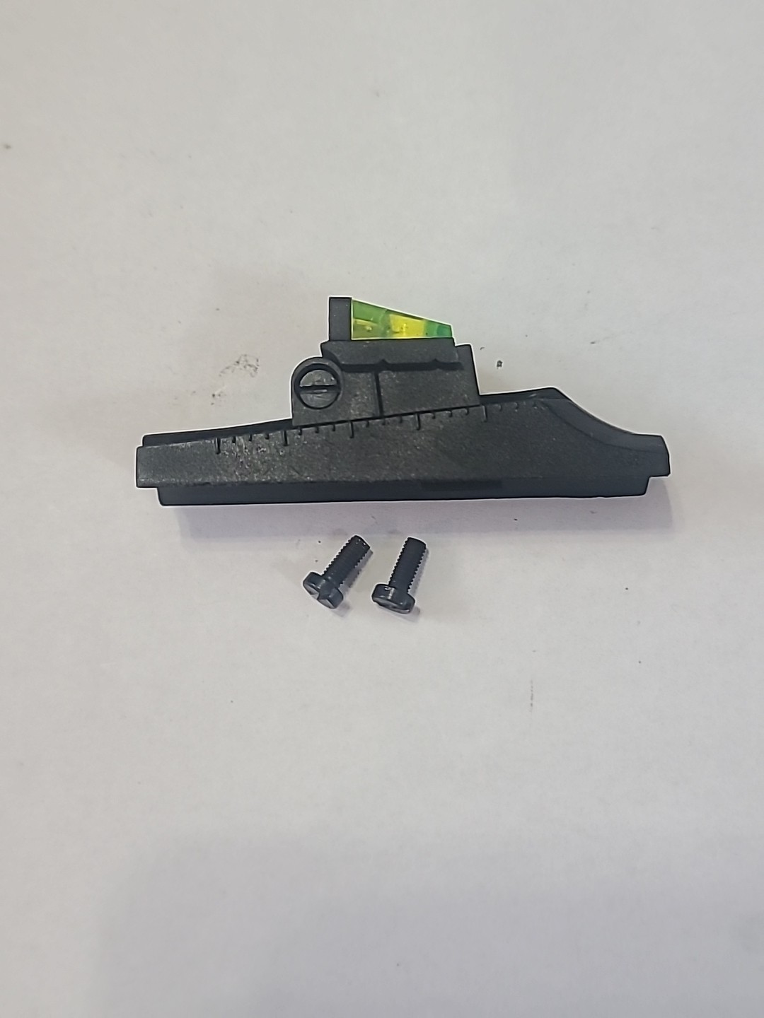TRADITIONS E-BOLT .50 CAL MUZZLELOADER Rear Sight GREEN FIBER OPTIC W Screws