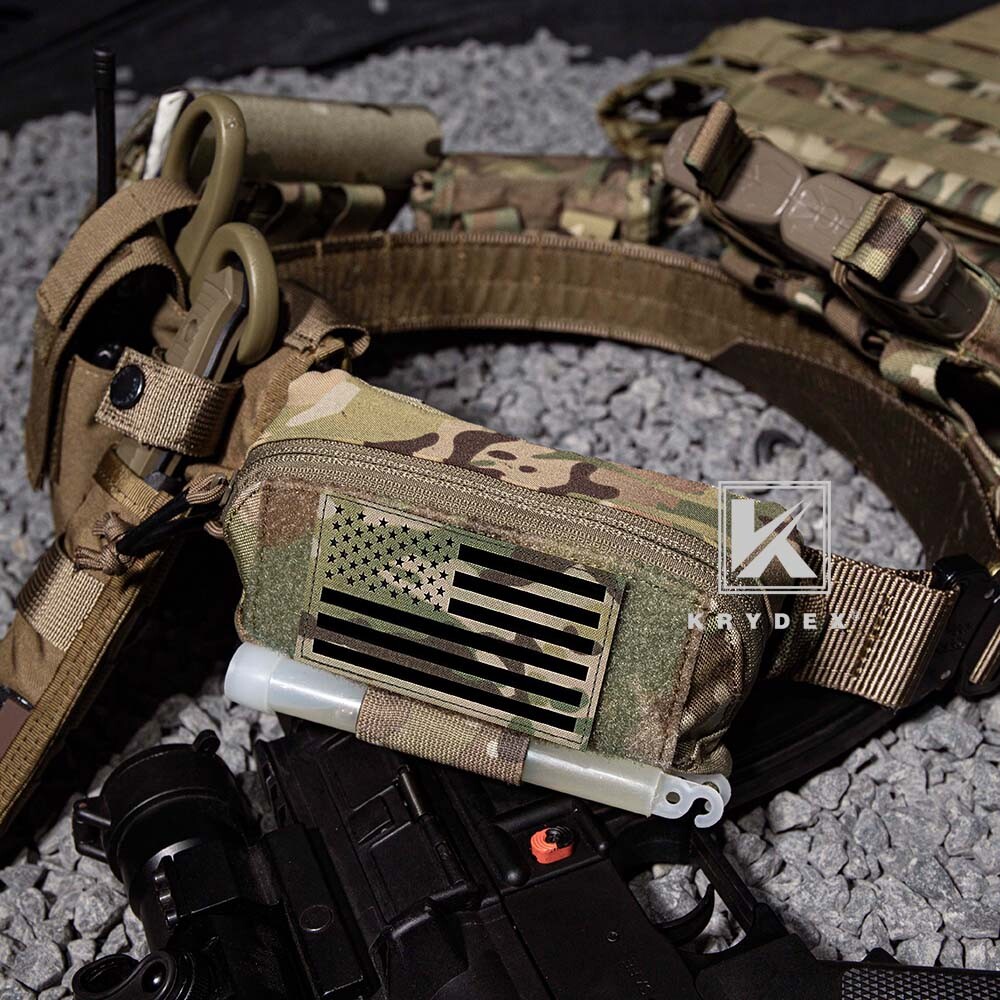 KRYDEX Tactical Admin Pouch Utility Pouch Pack BELT / MOLLE Back Storage Panel