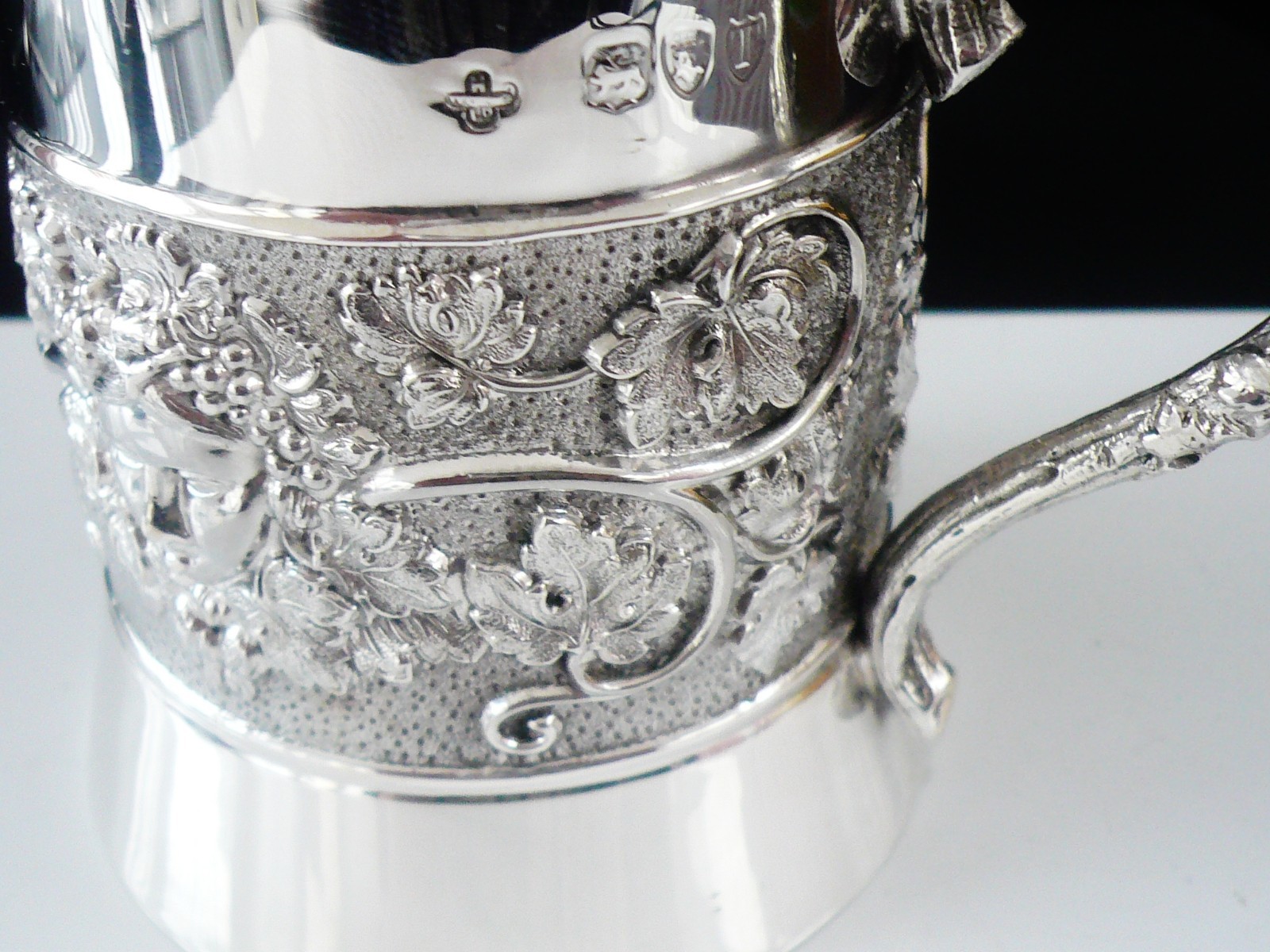 Antique Sterling Silver Tankard Mug, Horace Woodward & Co Ltd, London 1894