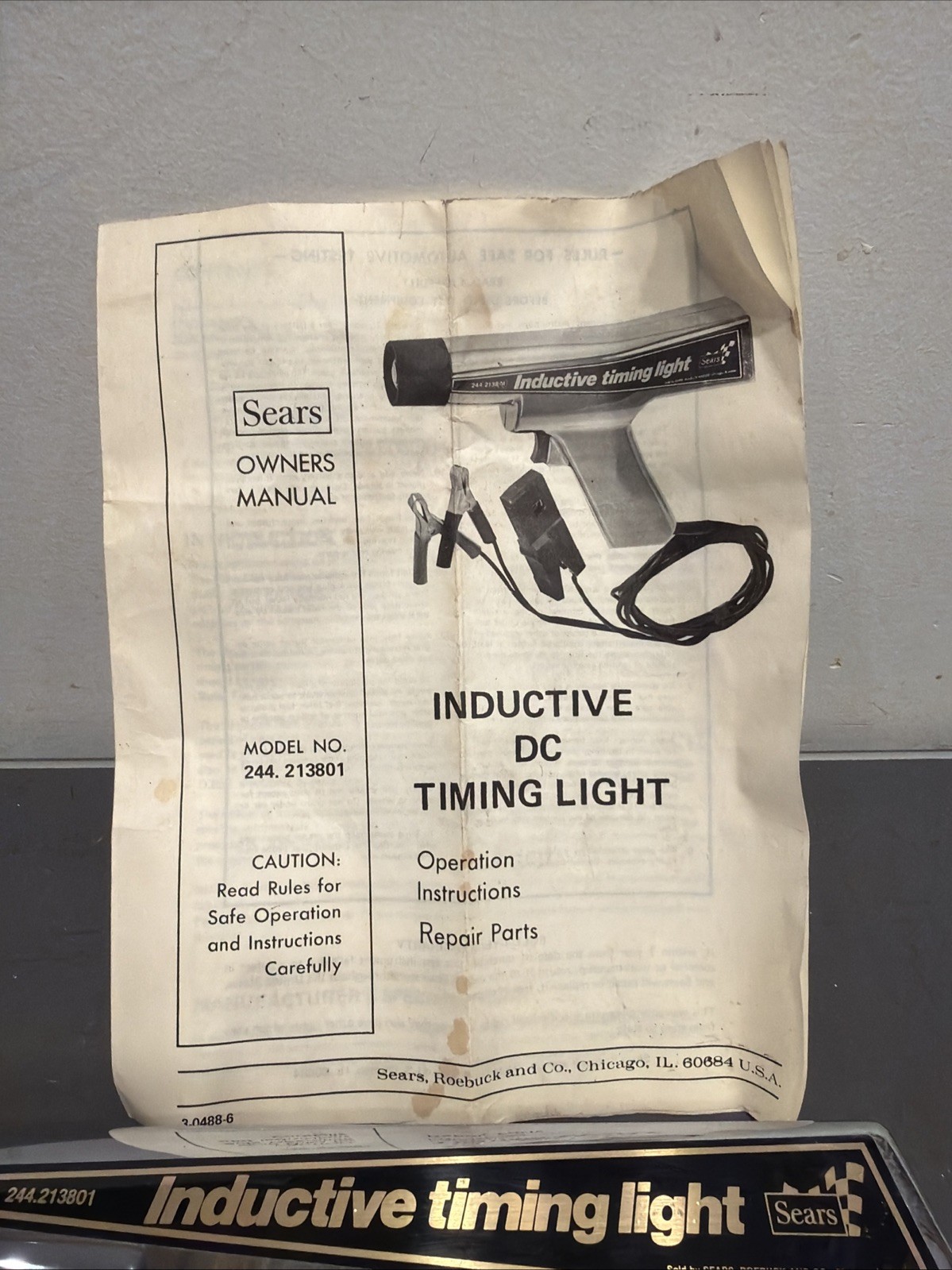 Sears Craftsman Inductive Timing Light