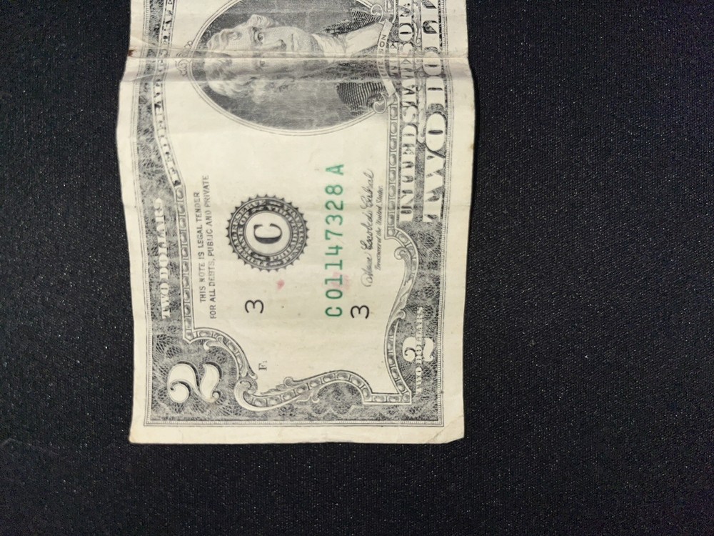two dollar bill 2003 Series A