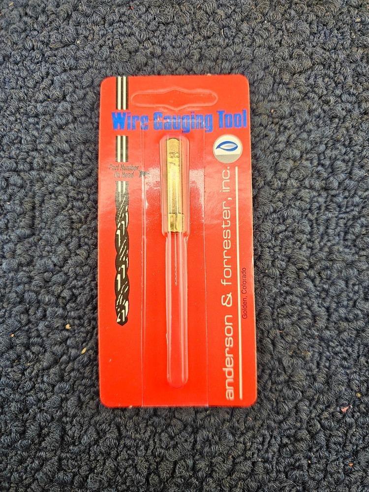 ANDERSON & FORRESTER #78 WIRE GAUGING TOOL WTH HANDLE