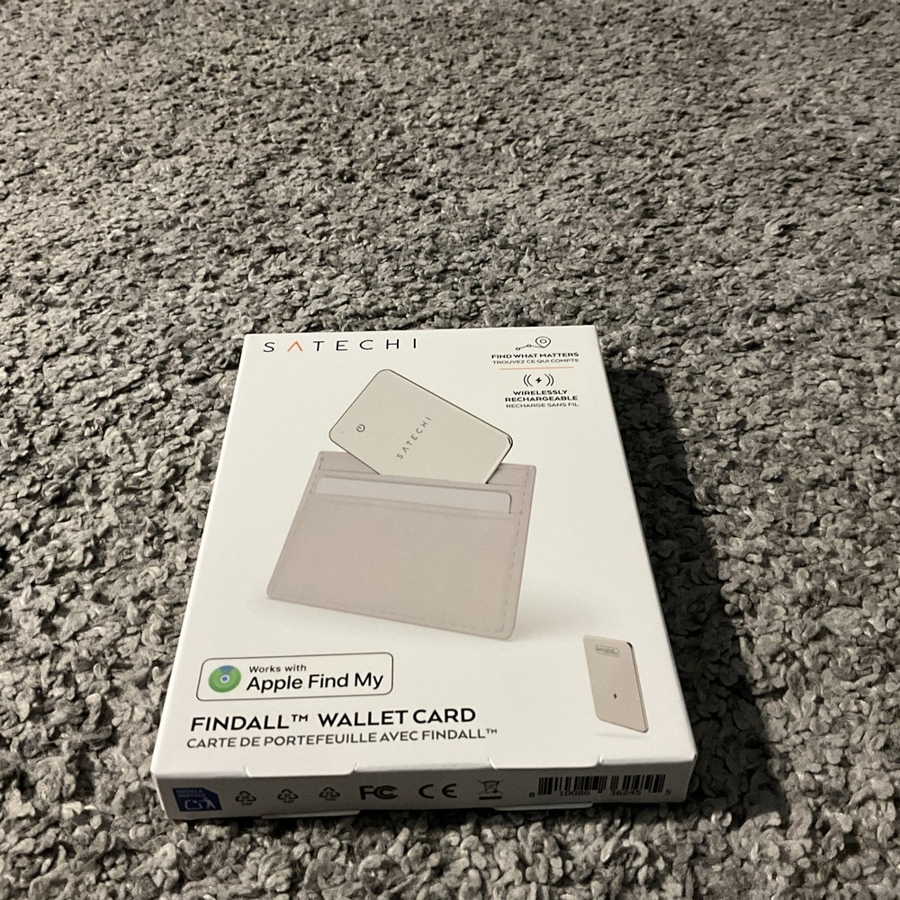Satechi FindAll Wallet Tracker Card, Wireless Charging, Works w/ iPhone, iPad...