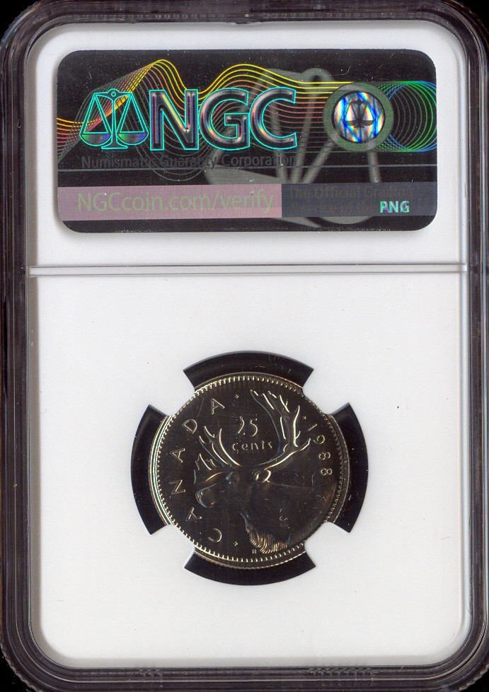 1988 Canada 25 Cents 25C MS67 MAC Quality