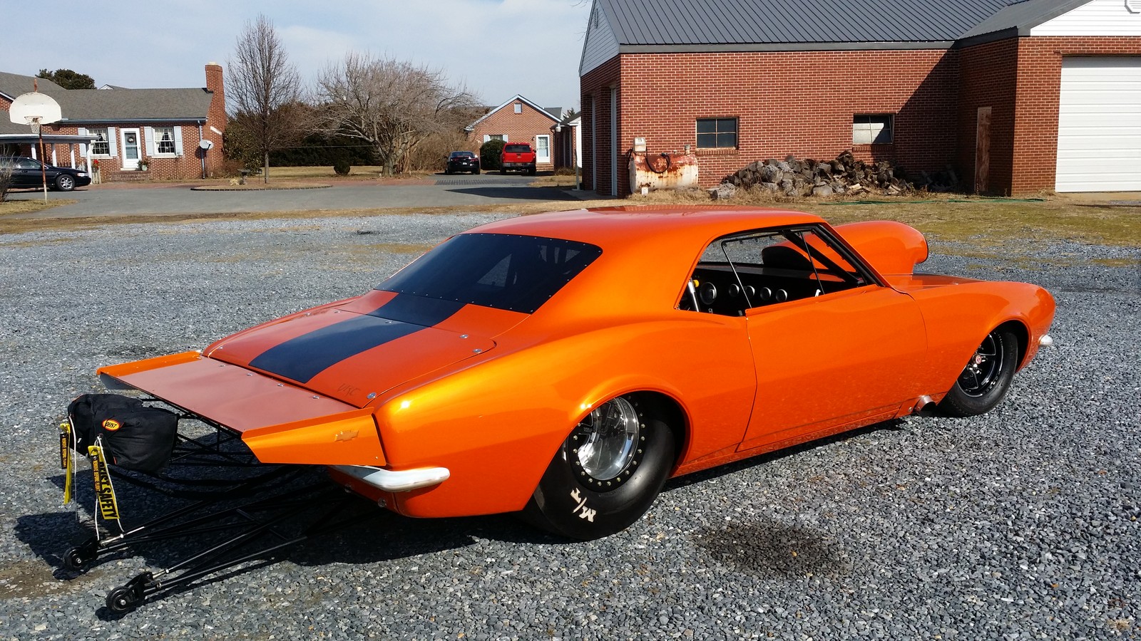 Chevy Camaro 67-68 Aluminum Pro Racing wing,Polish,Black,Brushed,Satin,Anodized