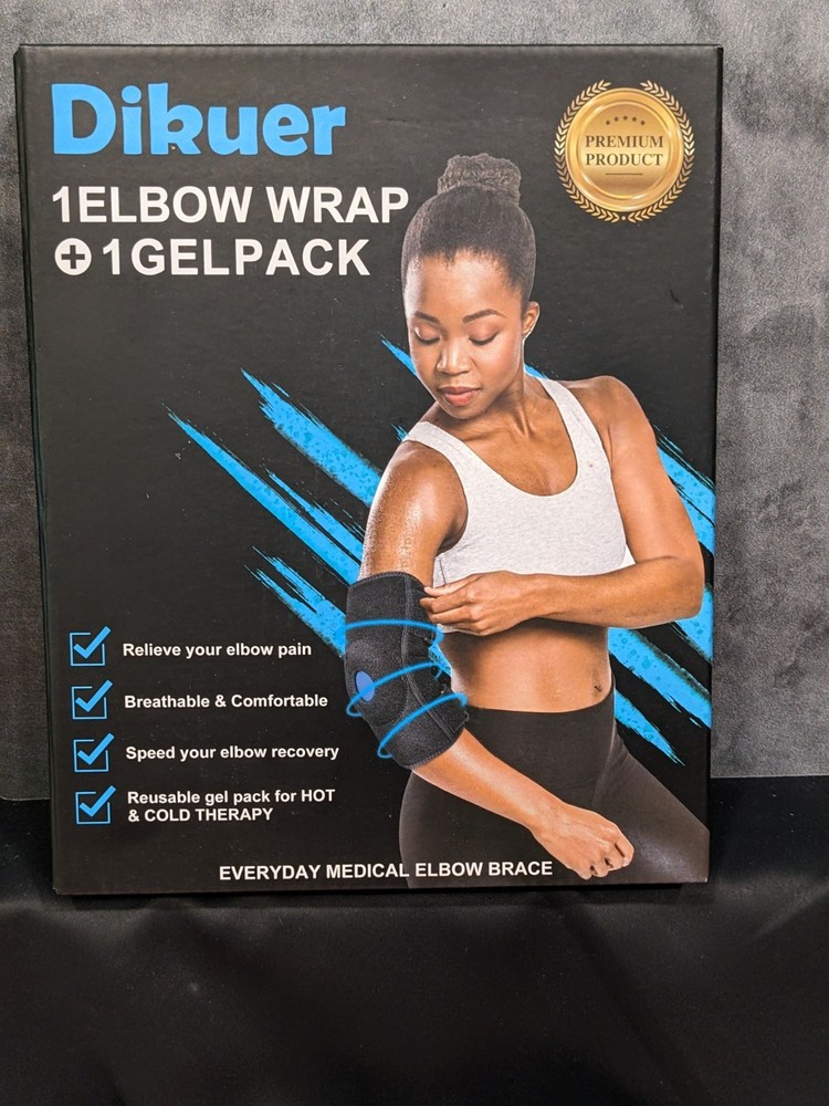 New Dikuer Elbow Ice Pack Wrap