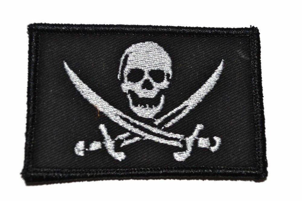 Pirate Jolly Roger - 2x3 Patch