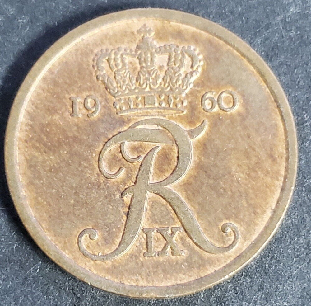 Denmark, nice 1960 5 ore coin