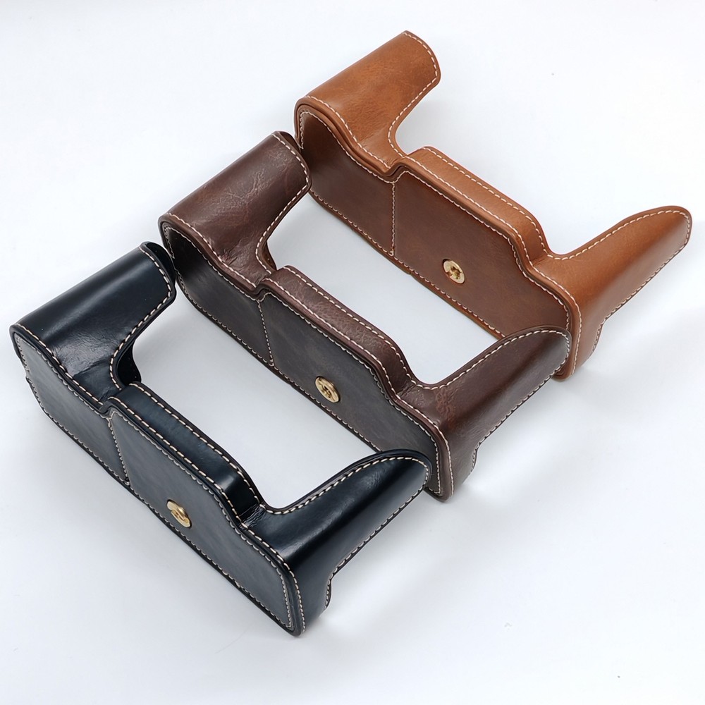 Leather Half Case For Nikon DF Camera Protect Grip