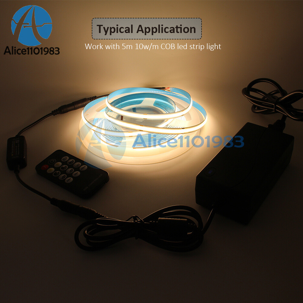 6A Mini LED Dimmer RF Wireless 14Key Remote Control LED Strip Light Controller