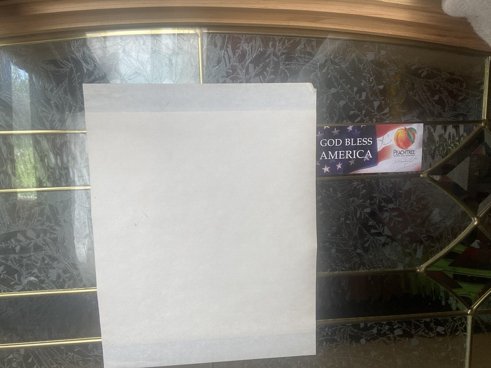 Transom Leaded Brass Window