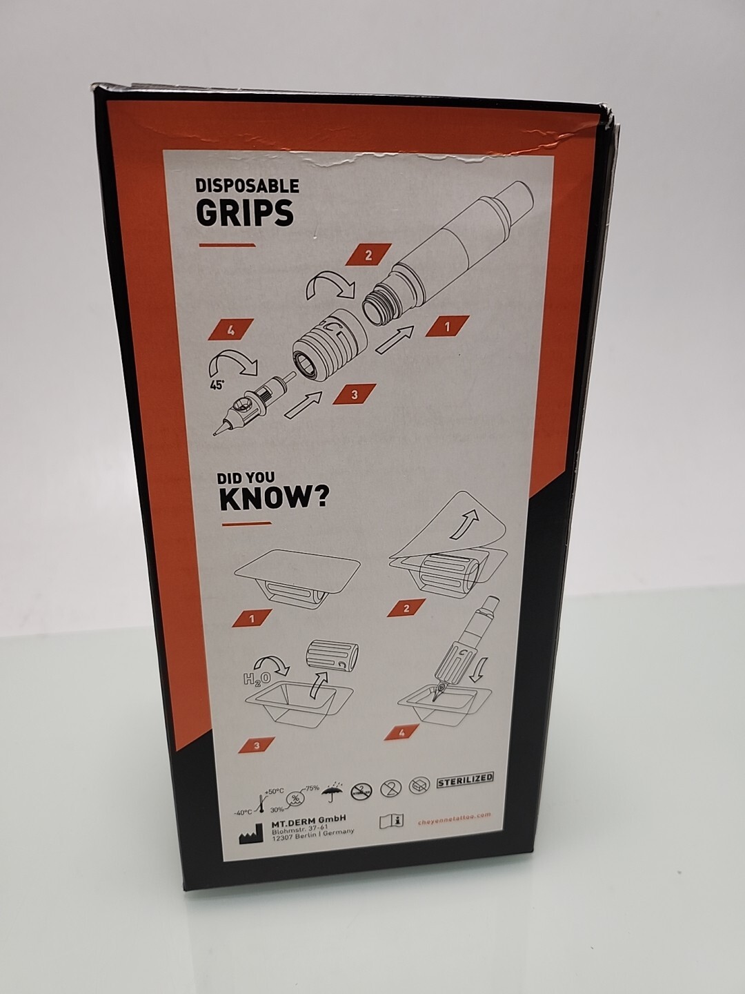 Cheyenne Hawk Disposable Grip Box of 6 (Ergo Round) - N13