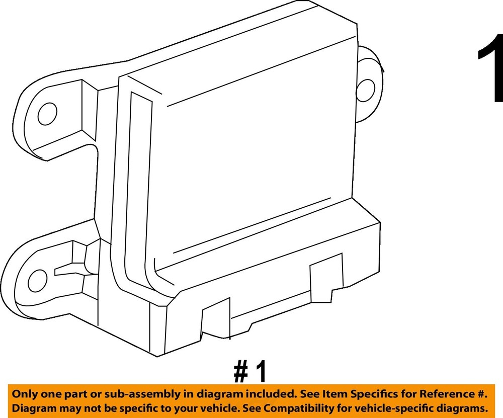 2016 Buick Cascada OEM Parking Control Module 22810361