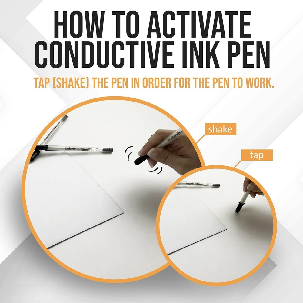 Versatile Silver Rollerball Conductive Ink Pen - Perfect for STEM Projects