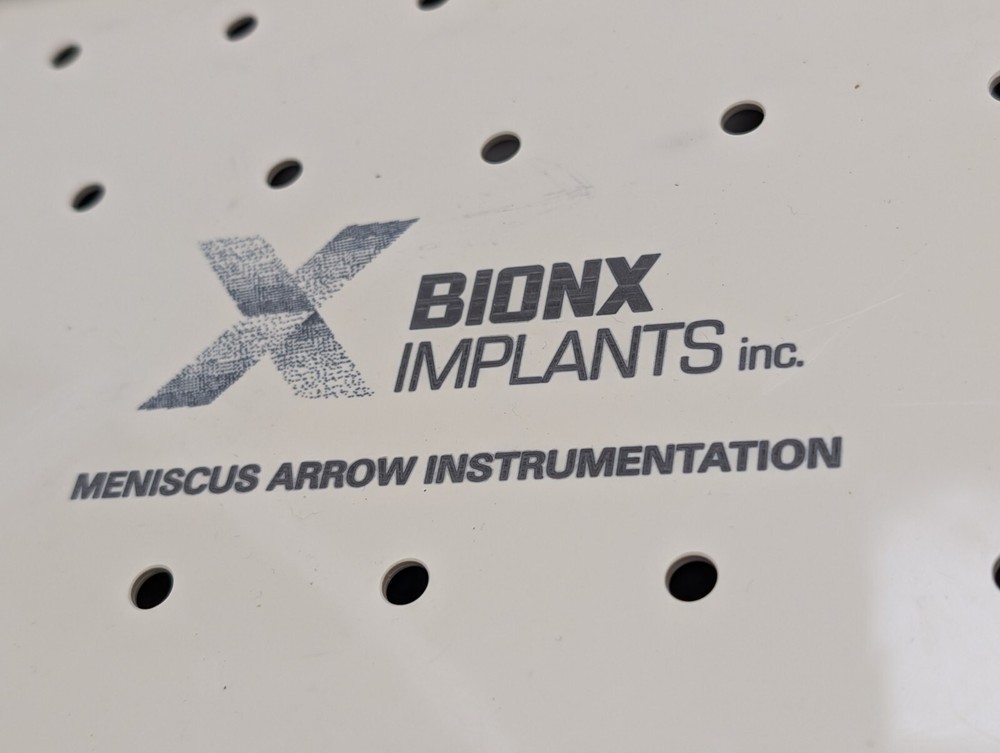 BIONX IMPLANTS Meniscus Arrow Instrumentation Set (USED).