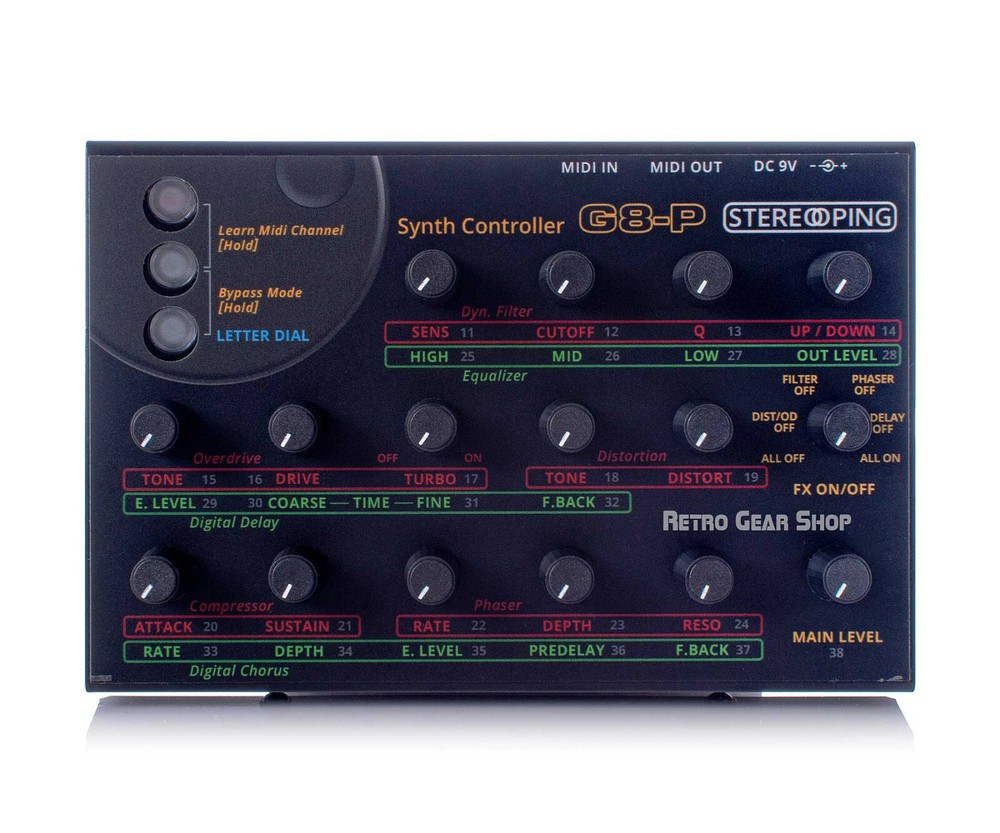 Stereoping CE-1 Midi Controller for Roland GP-8 Guitar processor effects G8-P