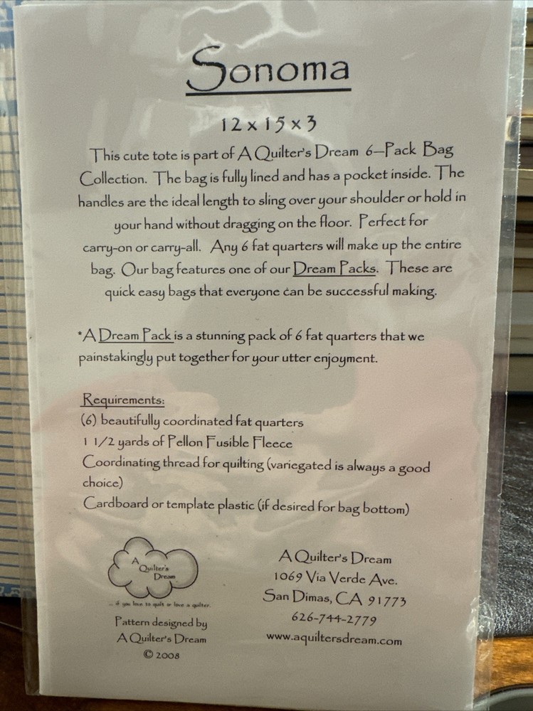 Sonoma 6-Pack Bag Collection