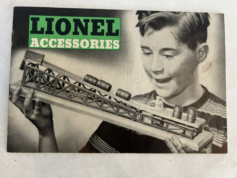 LIONEL 1954 Catalog & Accessories Brochure - NICE