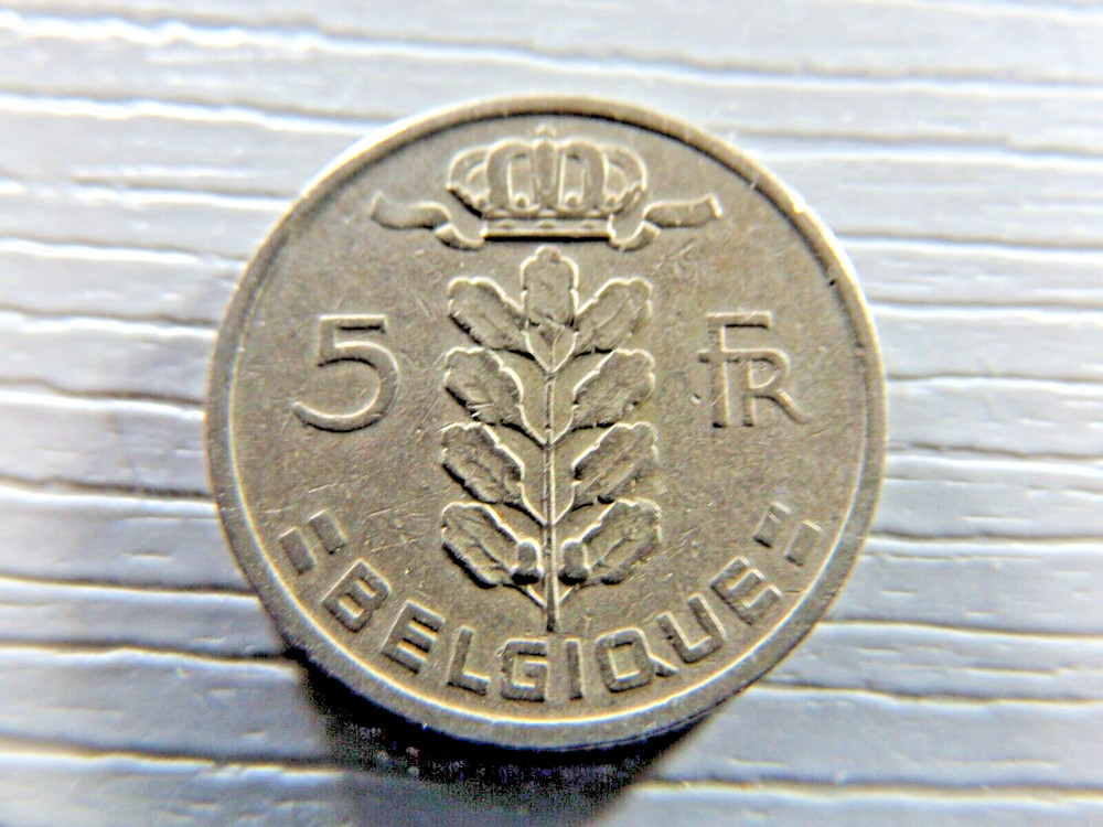 BELGIUM 1970 5 Francs