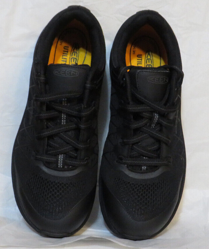 KEEN UTILITY WOMEN VISTA ENERGY CARBON TOE WORK SNEAKER US 9.5 M BLACK RAVEN NIB