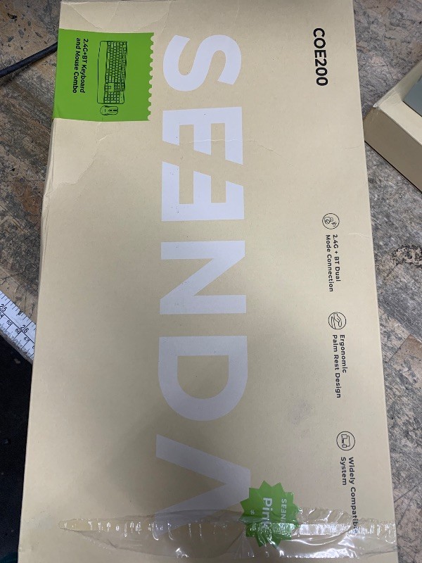 Seenda COE200 Wireless & Bluetooth Keyboard & Mouse USB+Bluetooth Multi-Device