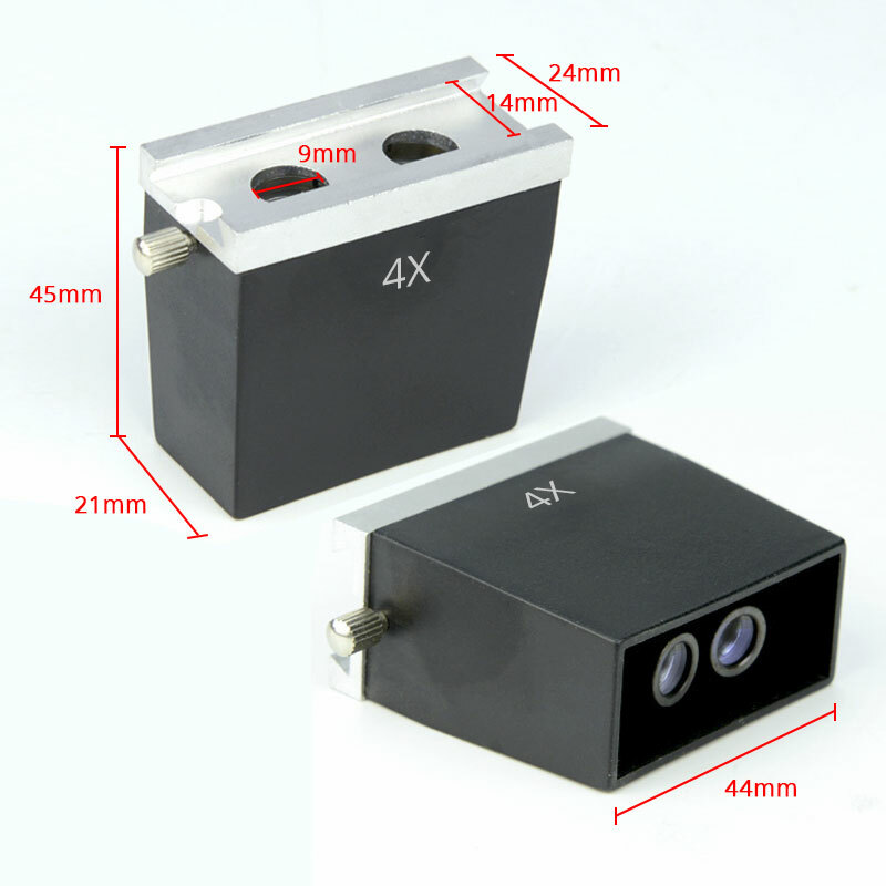 Binocular Objective Lens Stereo Microscope Accessory 1X/2X/3X/4X Optical Glass