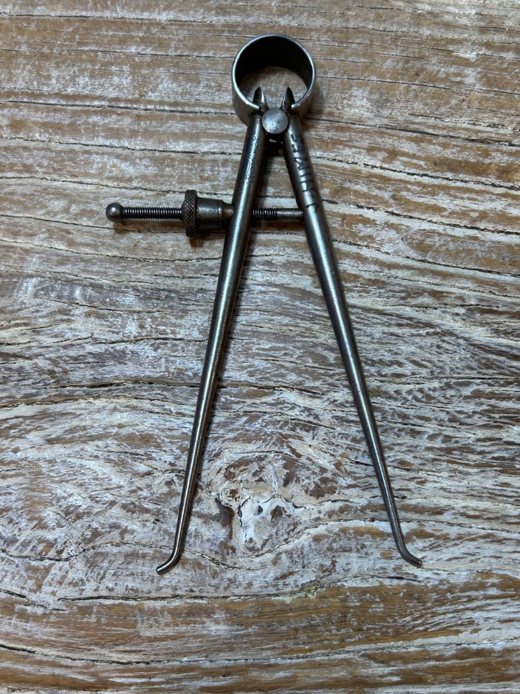 LUFKIN 142 4 in INSIDE CALIPER Spring Solid Nut VINTAGE!! Free Shipping