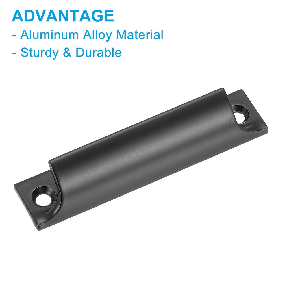 2Pcs Window Sash Lift Handle 3" Hole Center Drawer Push Pull Handle Black