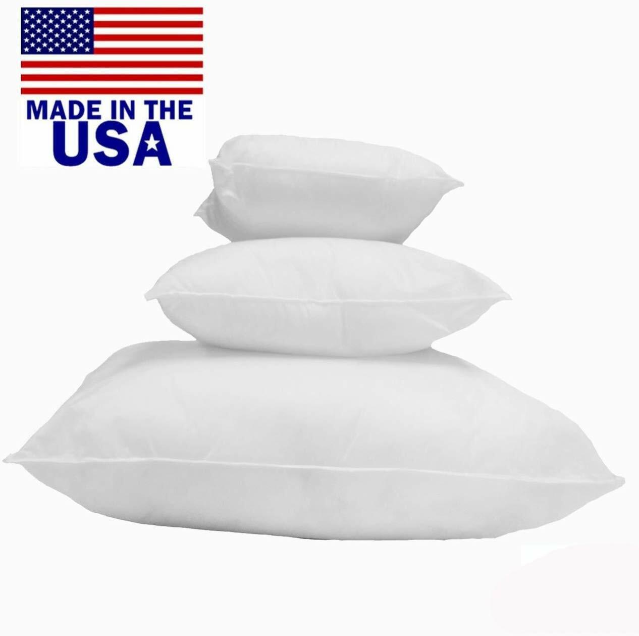 Mybecca New Premium Hypoallergenic Pillow Insert Sham Square Forms ALL SIZES USA