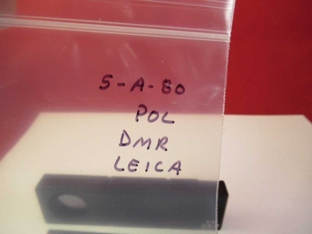 LEICA DMR GERMANY POL POLARIZER LAMBDA SLIDE MICROSCOPE PART OPTICS &5-A-80
