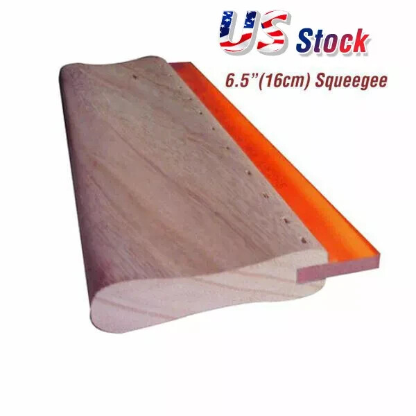 6.5 Inch Silk Screen Printing Squeegee Ink Scraper Scratch Board 75 Durometers
