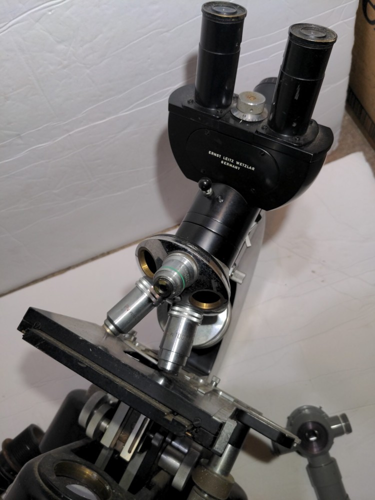 Vintage Rare ernst leitz wetzlar microscope Germany