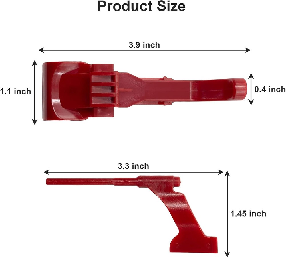 SuperDi Vacuum Cyclone Red Canister Button Release Catch Clips Replacement...