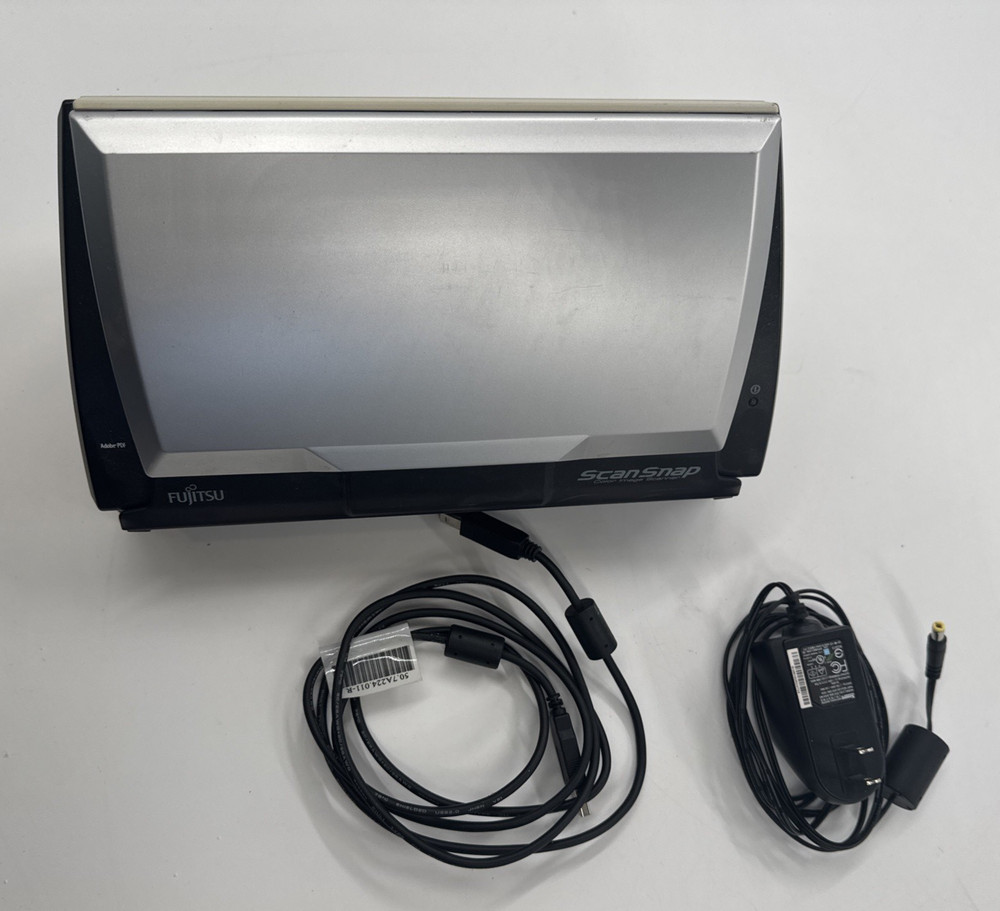 Fujitsu ScanSnap S500 Desktop Document Scanner USB with Cords TESTED *READ*