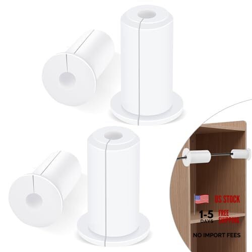 4 Pcs Starlink Wall Grommets for Cables Mount White Mini Internal Aa White