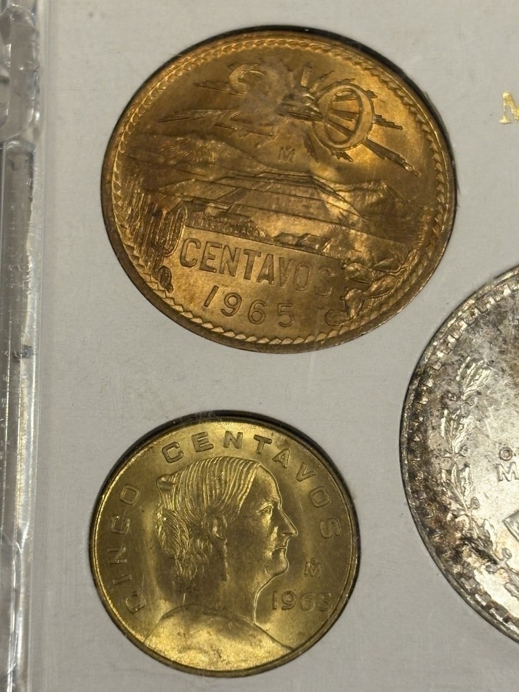 1965 Mexico Silver Mint Set