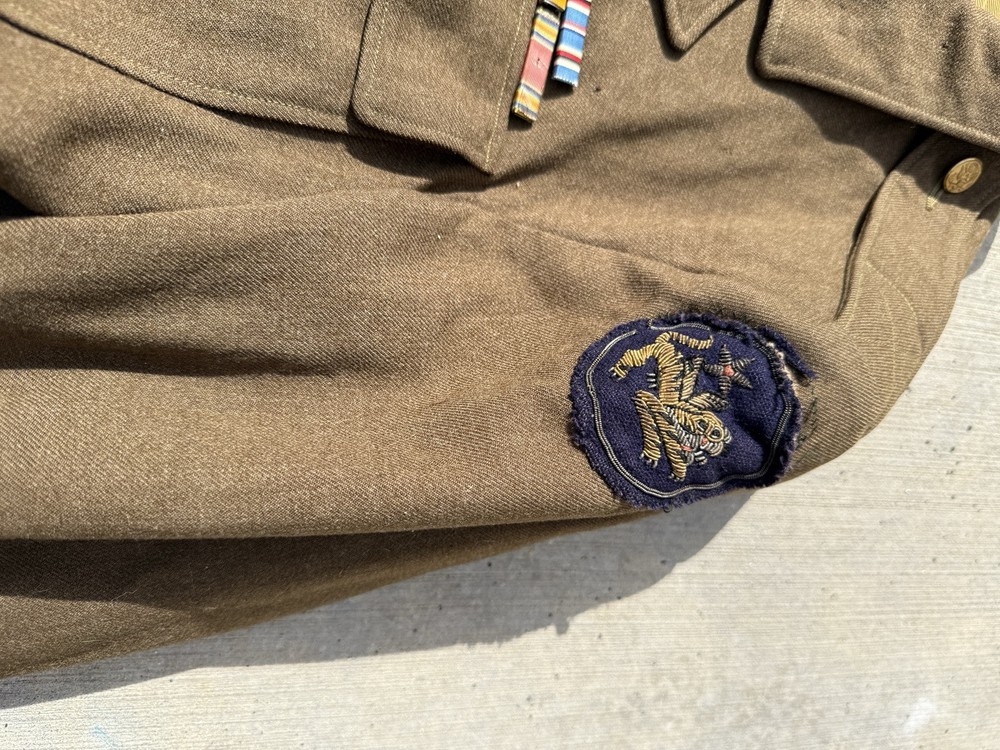 Old WW2 era US Army Dress Uniform Jacket Air Force 14th