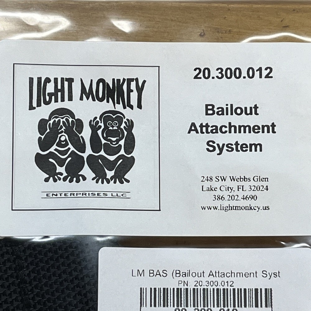 LIGHT MONKEY Bailout Attachment System - 20.300.012 Scuba Rebreather Technical