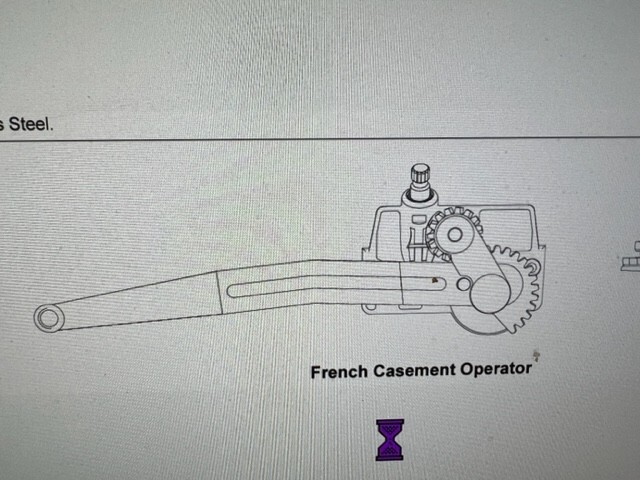 Straight Operator Right Hand 2011 present Andersen E series casement