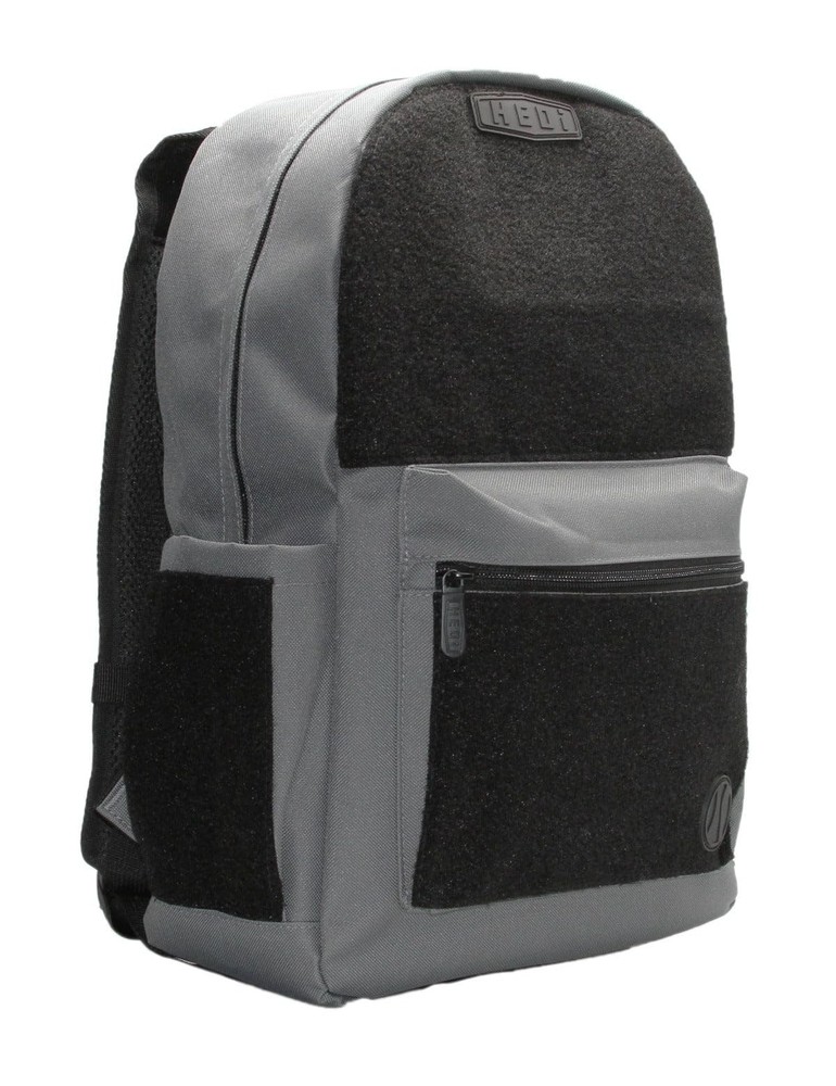 HEDiGEAR Base Backpack (Gray) – Medium 17L Backpack with Hook & Loop Panels f...