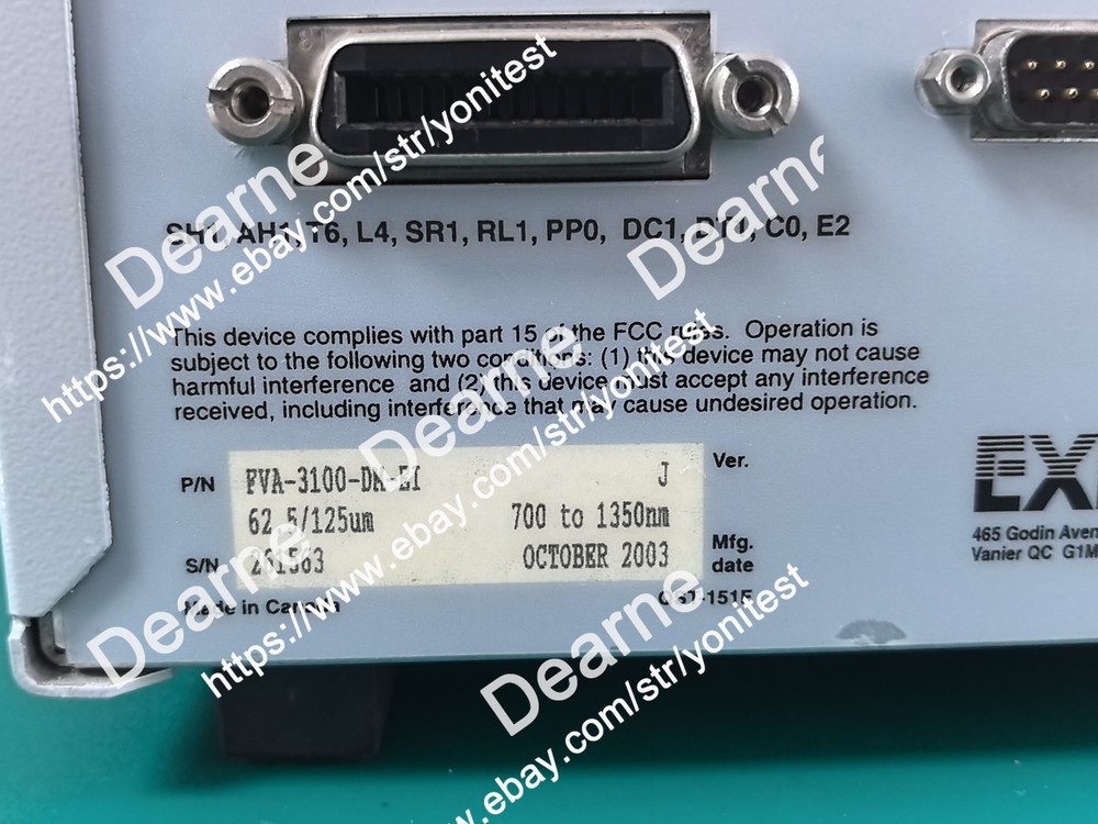 1 PCS EXFO FVA-3100 Variable Attenuator