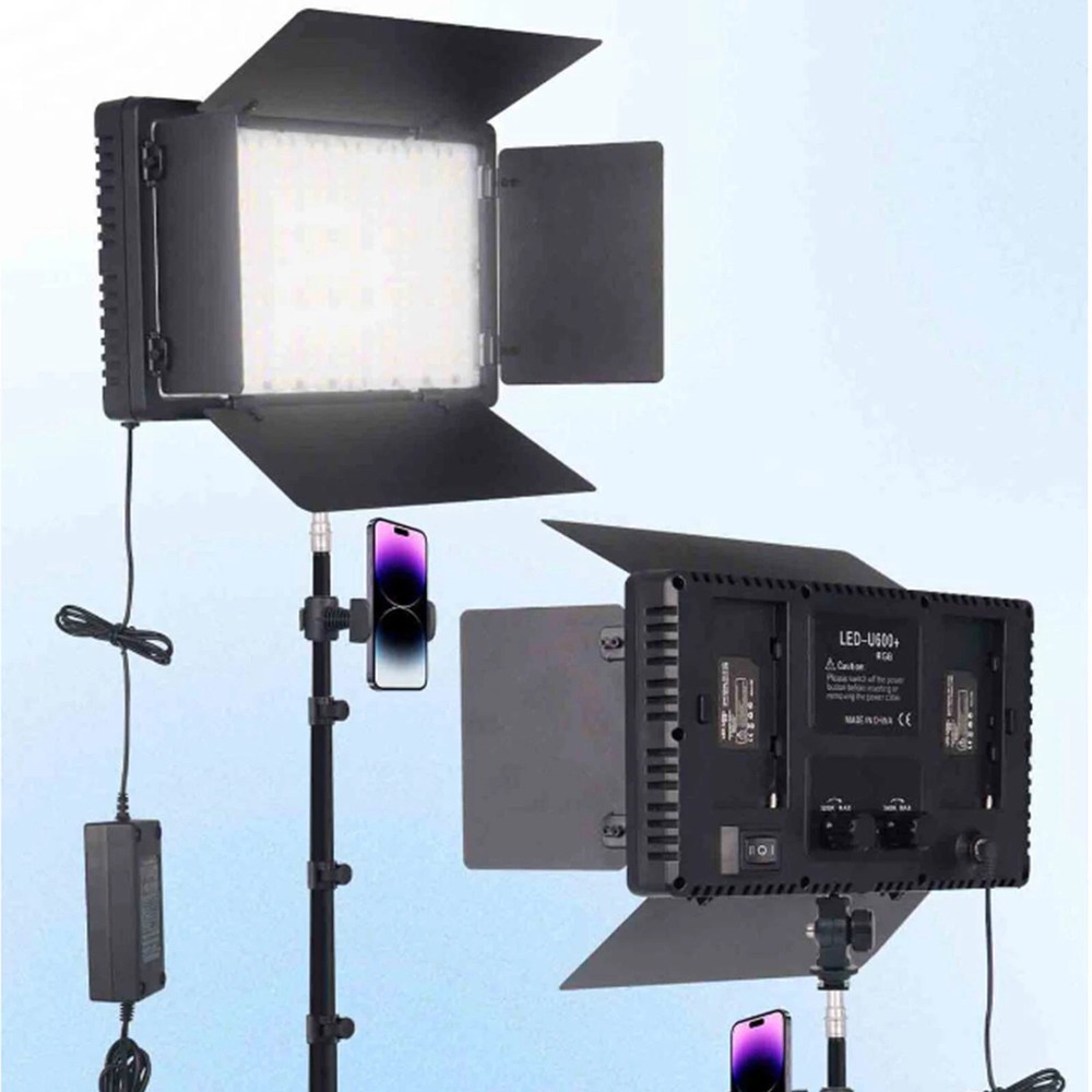 U600 30W Rectangular Ring Light For Video & Photo 3200K - 6500K