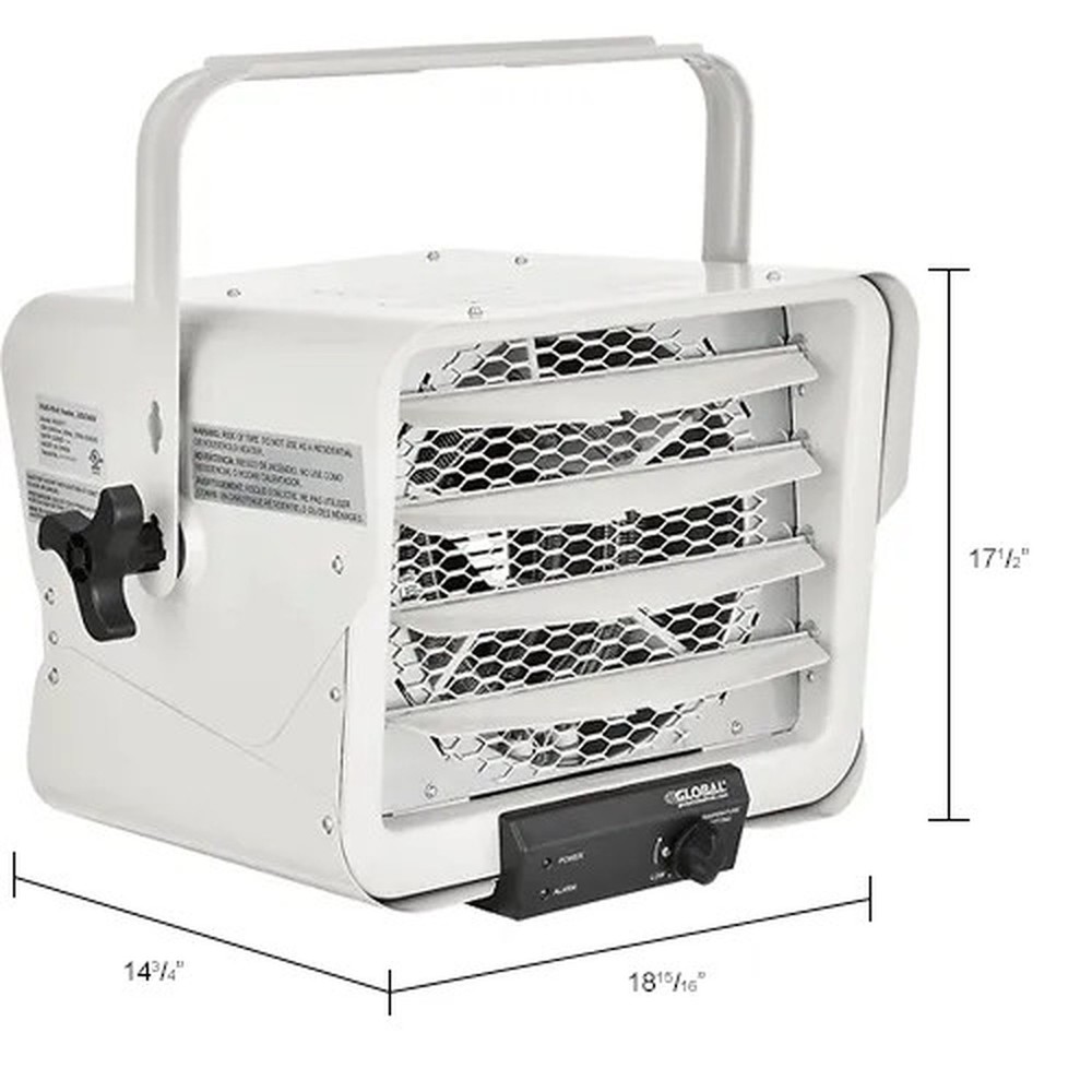 Unit Heater, Horizontal Downflow, Multi-Watt, 1881-5000W, 208/240V