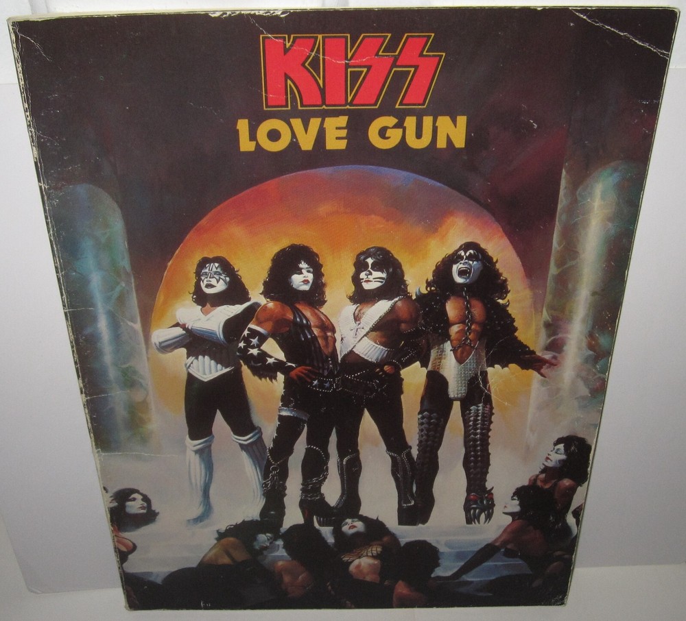 KISS LOVE GUN SONG BOOK 1977 OFFICIAL AUCOIN CASABLANCA VINTAGE GENE SIMMONS