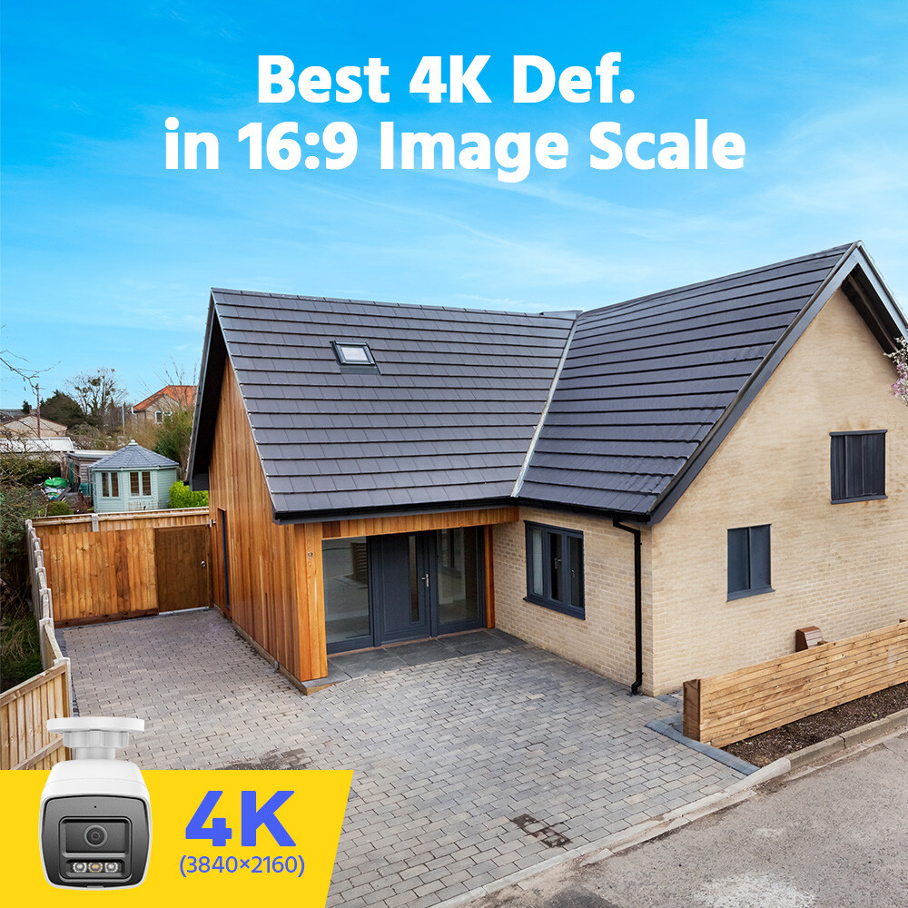 ANNKE 12MP 8CH POE NVR 4K AI Color Night Security Camera System Audio Recording