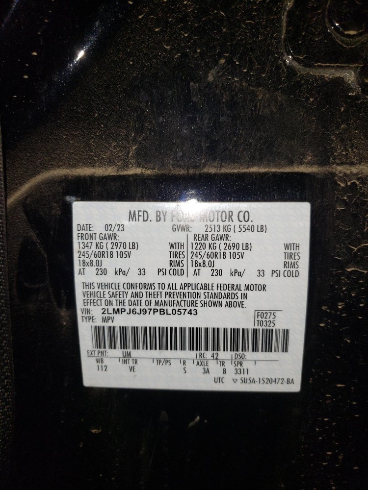 2023 NAUTILUS Sync Module ID# NU5T-14G670-VXE