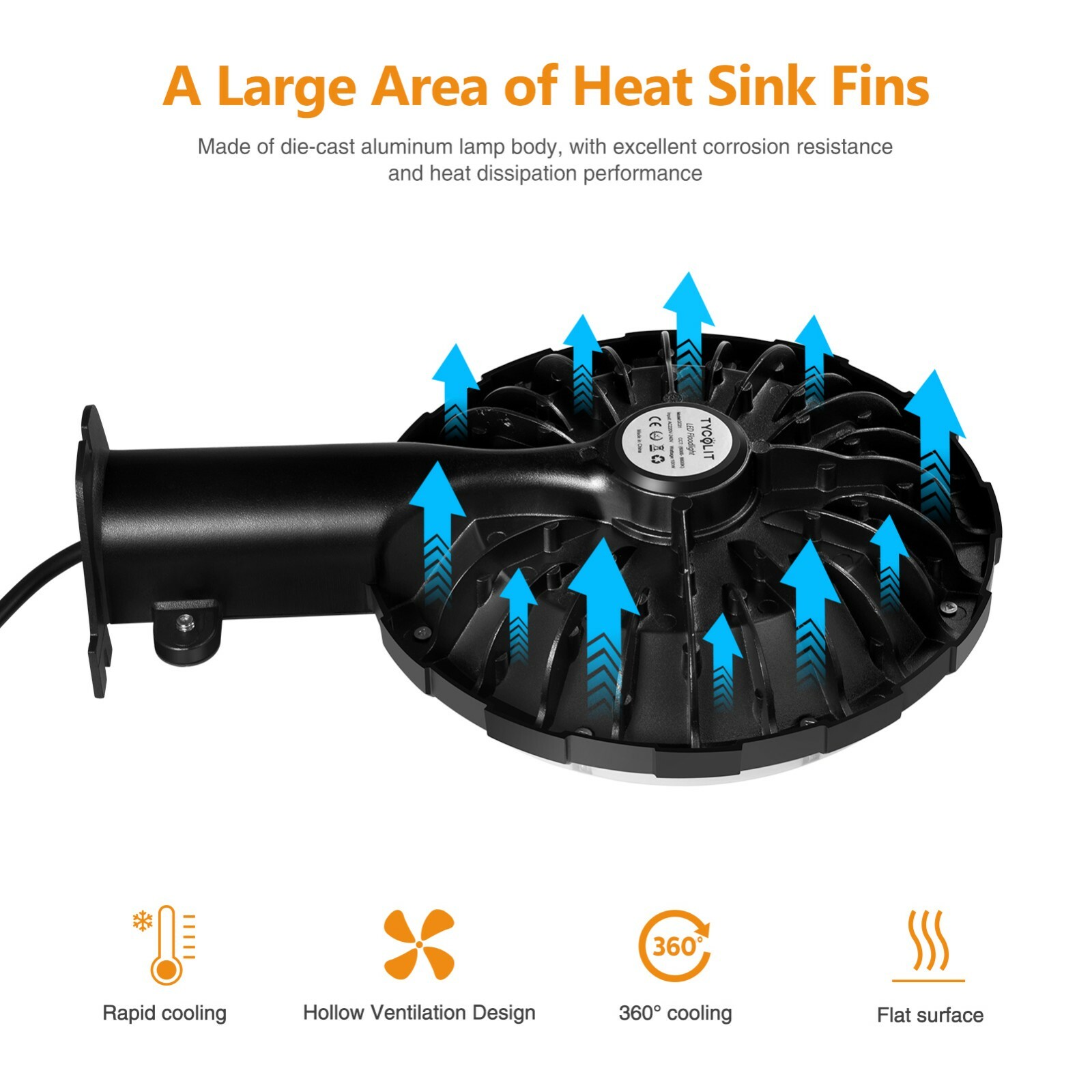 300W LED Barn Yard Street Outdoor Security Light Dusk to Dawn Flood Lights Yard